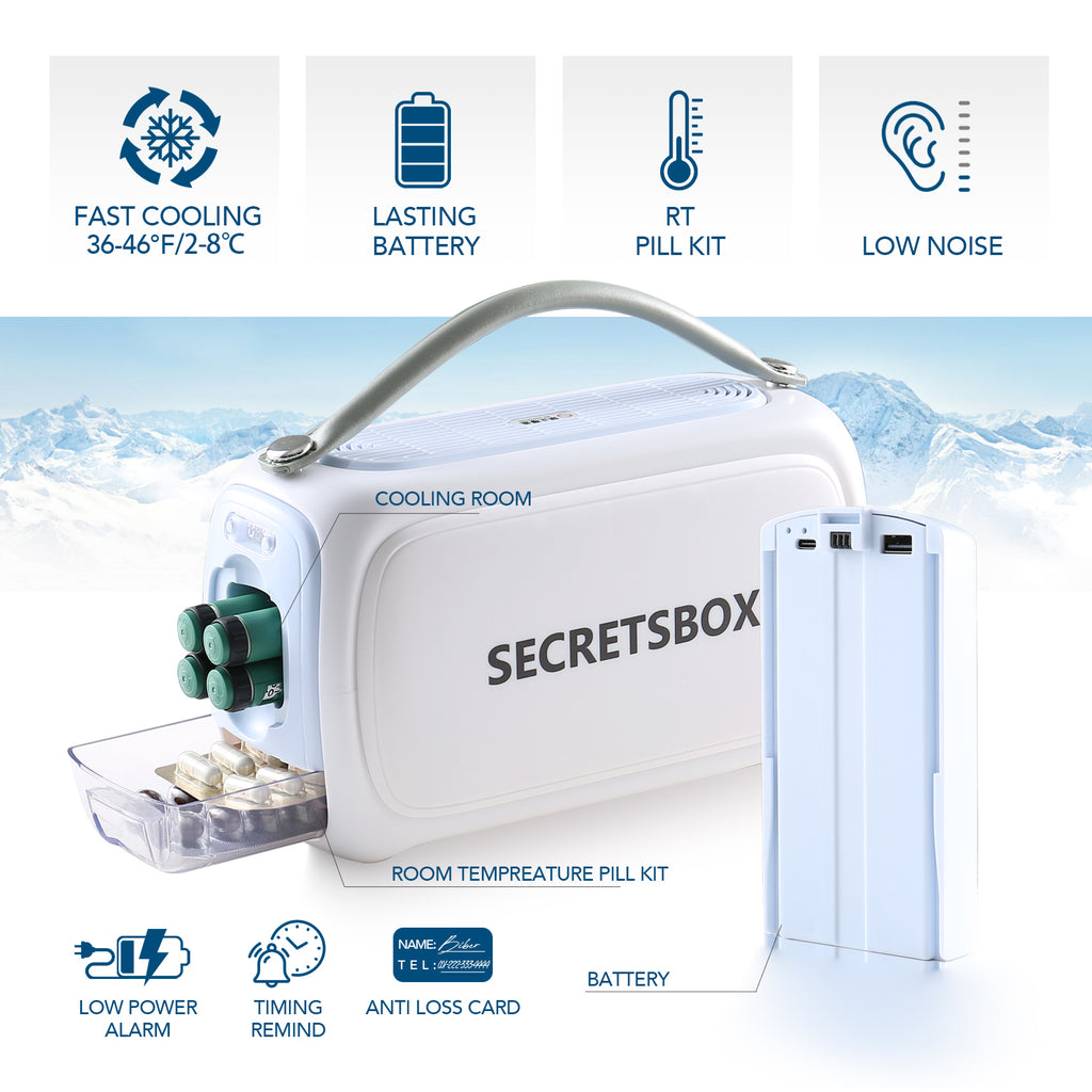 TREK Portable Medical Cooler Case
